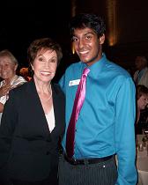 Ben Kann, a Belmont University graduate and Hall of Fame employee, at the Brenda Lee reception